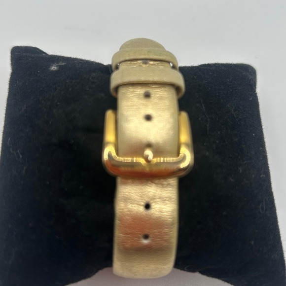 Kate Spade New York Women's Gold Leather Strap White Dial Polka Dot Watch#313 - Picture 3 of 10